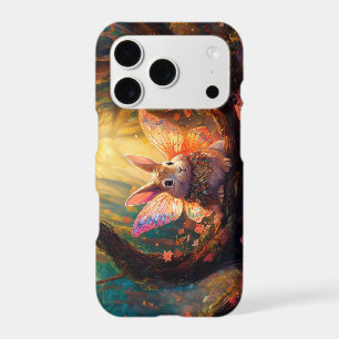 Whimsical bunny in an enchanted forest