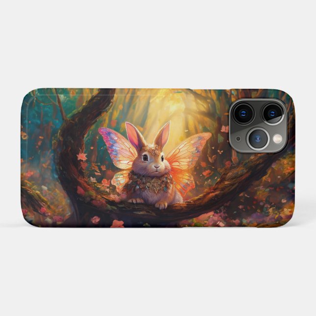 Whimsical bunny in an enchanted forest Case-Mate iPhone case (Back (Horizontal))