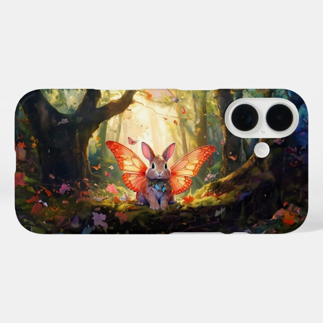 Whimsical bunny in an enchanted forest Case-Mate iPhone case (Back (Horizontal))