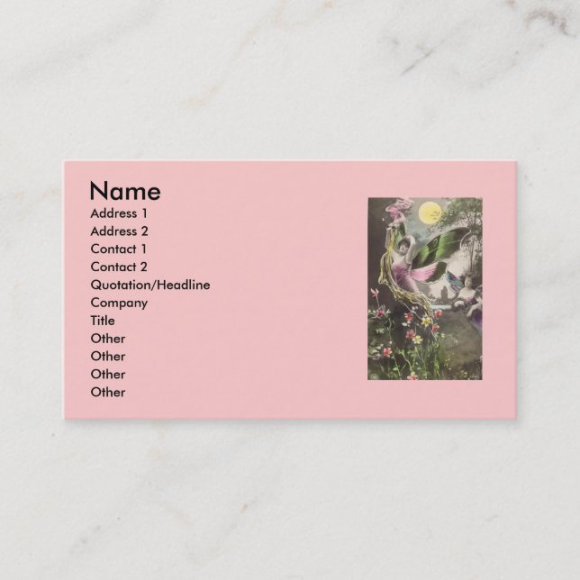 Whimsical Business Card (Front)