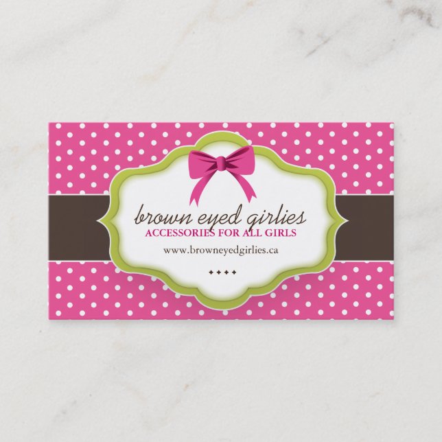 Whimsical Business Card (Front)