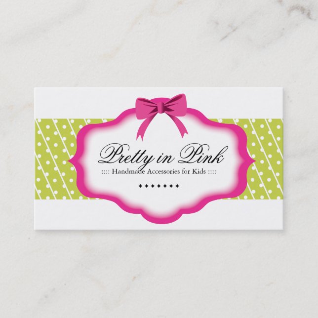 Whimsical Business Cards (Front)