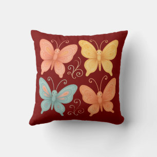 Whimsical Butterflies Cushion