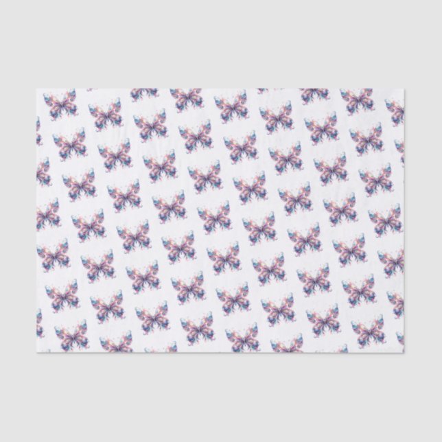 Whimsical Butterflies Tissue Paper (Front)