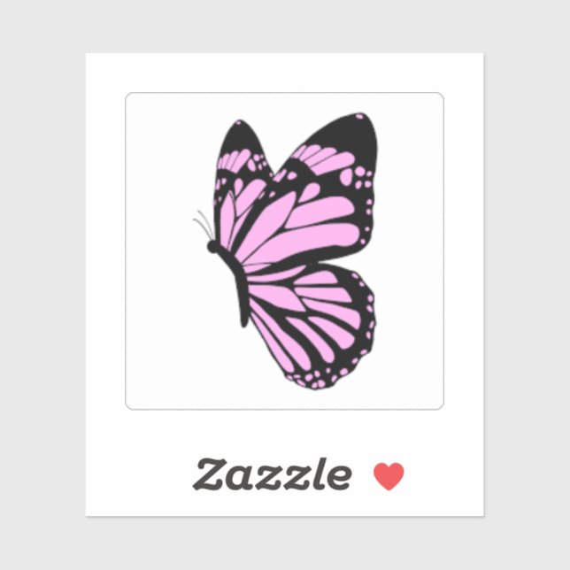 Whimsical Butterfly Custom-Cut Vinyl Sticker (Sheet)