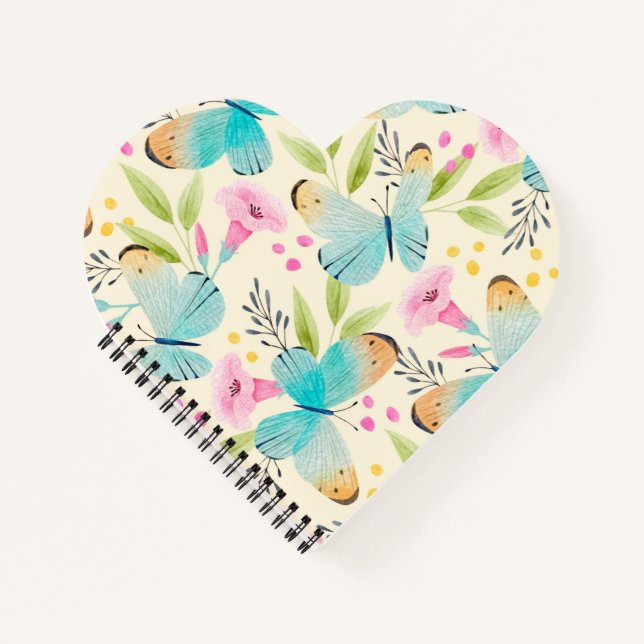 Whimsical  Butterfly  Planner Notebook (Front)