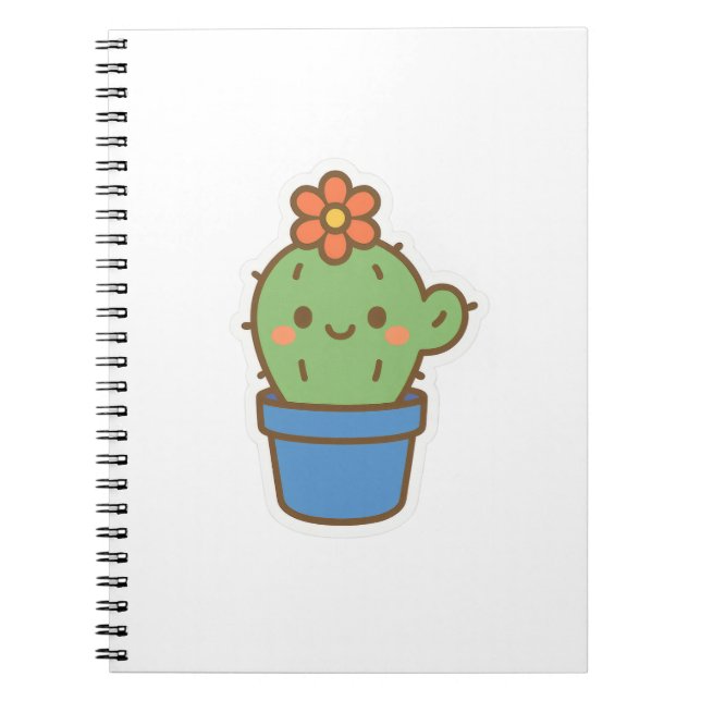 Whimsical Cactus Notebook (Front)