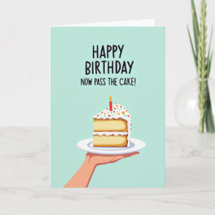 Whimsical Cake Slice Card