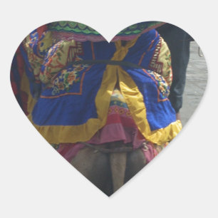 Whimsical Camel Art Print/Graphic Heart Sticker