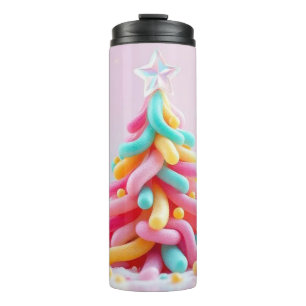 Whimsical Candy Tree Thermal Tumbler
