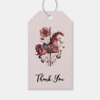 Whimsical Carousel Horse Image Thank You