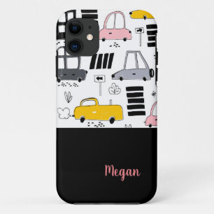 Whimsical Cars iPhone 11 Case