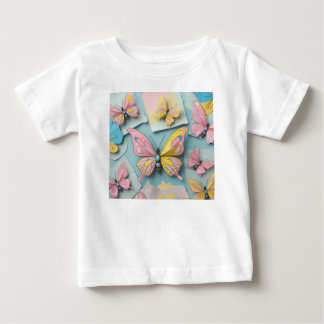 🦋 Whimsical Cartoon Butterfly T-Shirt – Cute Natu