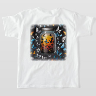 Whimsical Cartoon Butterfly T-Shirt Designs