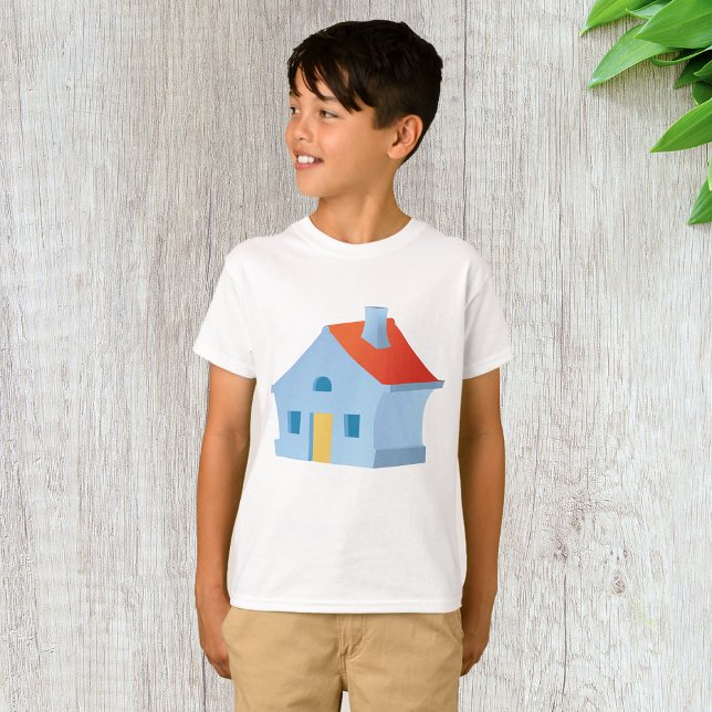 Whimsical Cartoon House Colourful Playful Home T-Shirt (Creator Uploaded)