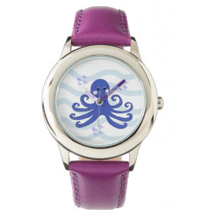 Whimsical Cartoon Octopus Watch