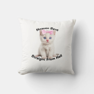 Whimsical Cat Cushion