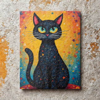 Whimsical Cat  Jigsaw Puzzle
