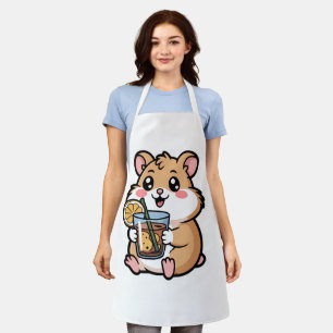 Whimsical Cat Kitchen Apron for Cat Lovers