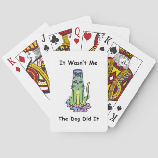 Whimsical Cat  Playing Cards