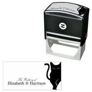 Whimsical Cat Self-inking Stamp