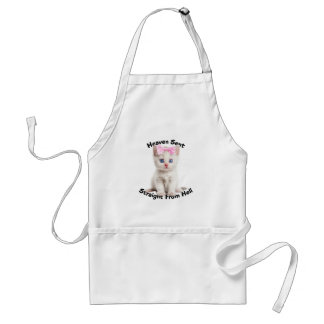 Whimsical Cat Standard Apron