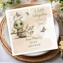 Whimsical Caterpillar Ready to Soar Baby Shower 