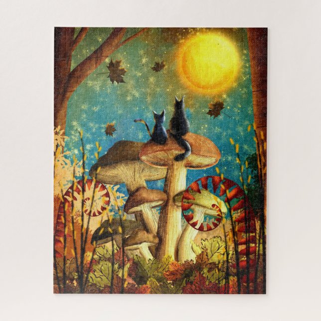 Whimsical Cats Puzzle (Vertical)