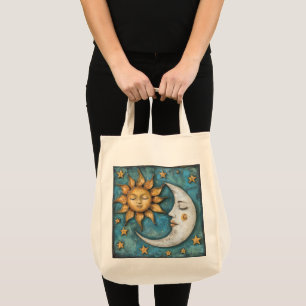 Whimsical Celestial Tote Bag