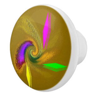 "Whimsical" Ceramic Knob