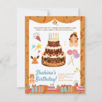 Whimsical Charming Watercolor Chic Birthday Magic 