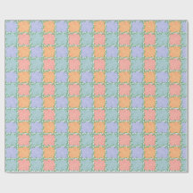 Whimsical Chequered Tile with Leafy Vines