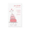 Whimsical Chic Pink Wedding Cake Profile Card