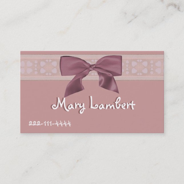 Whimsical Children's Calling Card (Front)