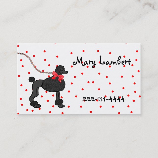 Whimsical Children's Calling Card (Front)