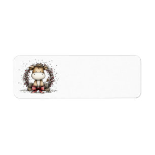Whimsical Christmas Address Labels