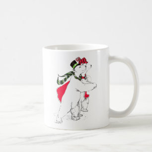 Whimsical Christmas Alaska Wildlife Coffee Mug