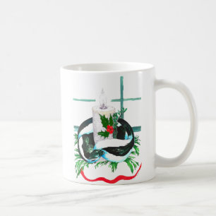 Whimsical Christmas Alaska Wildlife Coffee Mug