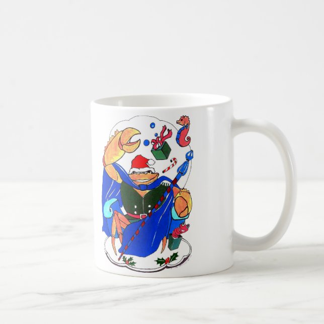 Whimsical Christmas Alaska Wildlife Coffee Mug (Right)