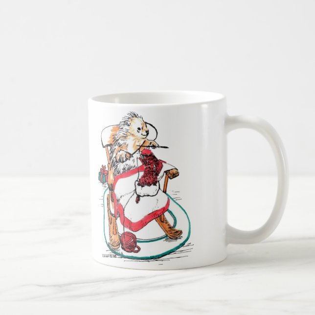 Whimsical Christmas Alaska Wildlife Coffee Mug (Right)