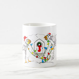 Whimsical Christmas Alaska Wildlife Coffee Mug