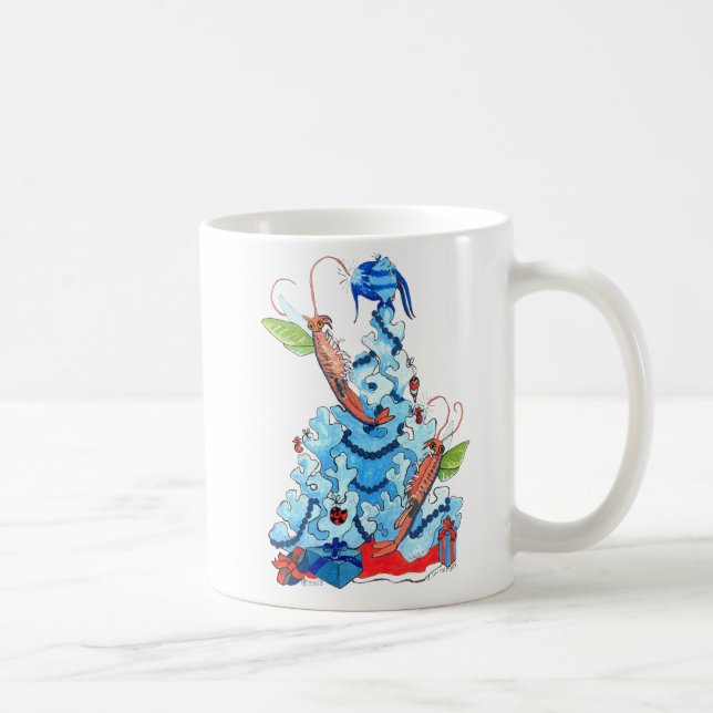 Whimsical Christmas Alaska Wildlife Coffee Mug (Right)