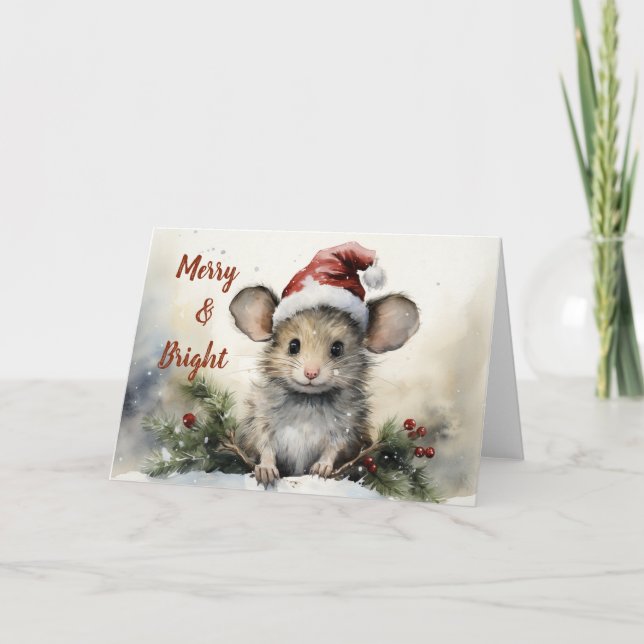 Whimsical Christmas Card  (Front)