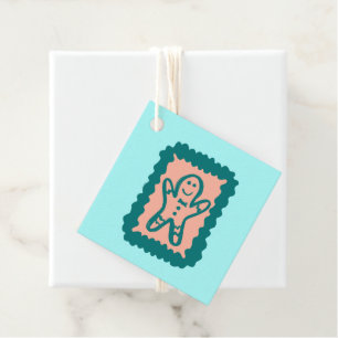 Whimsical Christmas Gingerbread Cute Holiday Gift Favour Tags