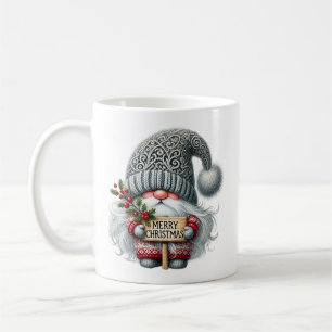 🎅 Whimsical Christmas Gnome Coffee Mug