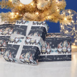 Whimsical Christmas Gnome Family Wrapping Paper<br><div class="desc">Wrap your gifts in festive charm with this Blue Whimsical Christmas Gnome Family Wrapping Paper. Featuring a cheerful gnome family gathered with a warm glowing lantern among snowy pine trees, this watercolor design brings a magical touch to your holiday presents. Accented with delicate white snowflakes, an elegant Merry Christmas message,...</div>