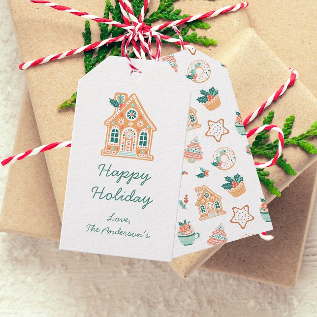 Whimsical Christmas Holiday Party Gift Tags (Creator Uploaded)