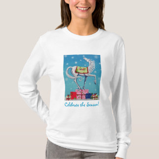 Whimsical Christmas Horse Holiday Shirt