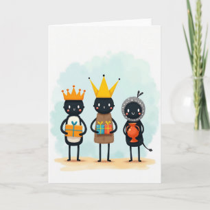 Whimsical Christmas Illustration Card