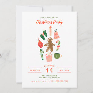 Whimsical Christmas Invitation